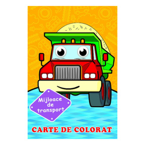 Carte de colorat cu apă. Mijloace de transport