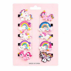 Set agrafe de păr CHA Unicorn Mix (10 buc)