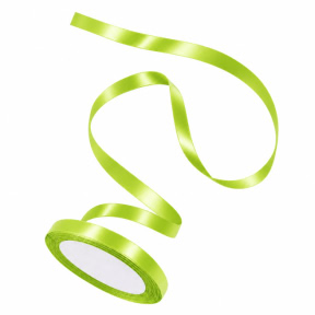 Лента атласная WP (0,6/22м) - 52 Салатный
