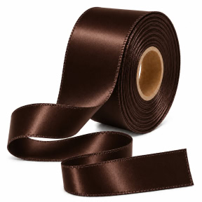 Panglica din satin WP (4,0/22m) - 37 Ciocolata neagra