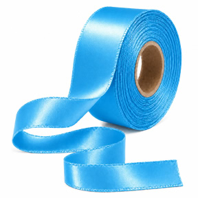 Panglica din satin WP (2,5/22m) - 36 Azur