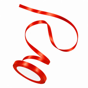 Лента атласная WP (0,6/22м) - 33 Томатный