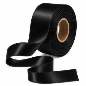 Лента атласная WP (4,0/22м) - 39 Чёрный