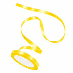 Лента атласная WP (0,6/22м) - 58 Канареечный