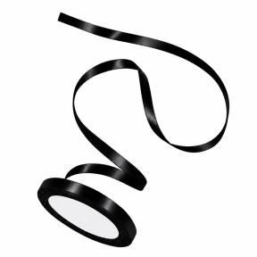 Лента атласная WP (0,6/22м) - 39 Чёрный