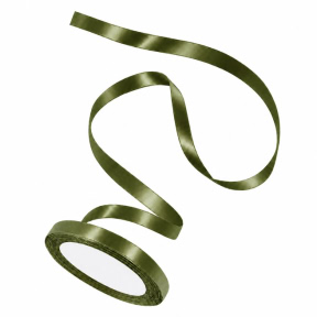 Лента атласная WP (0,6/22м) - 55 Оливковый
