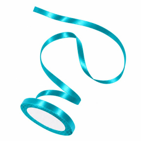 Лента атласная WP (0,6/22м) - 47 Бирюзовый