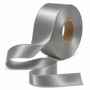 Panglica din satin WP (2,5/22m) - 03 Gri metalic
