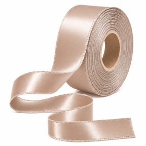 Panglica din satin WP (2,5/22m) - 07 Bej pudra