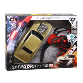 Машина 1:18 на радиоуправлении, золотая