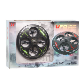 Квадрокоптер НЛО на радиоуправлении, зеленый