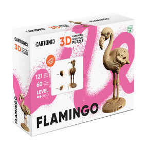 Картонный конструктор Cartonic 3D Puzzle FLAMINGO