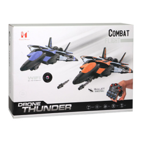 Дрон "Thunder" на радиоуправлении с ракетами, синий