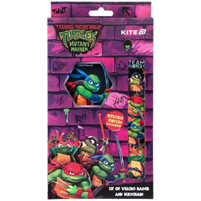 Set de 2 insigne și pandantive cu velcro Kite Ninja