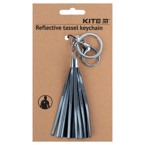 Брелок-подвеска Kite светоотражающий, черный