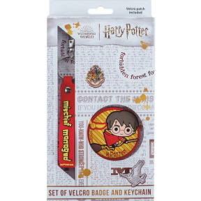 Set de 2 insigne și pandantive cu velcro Kite Harry Potter