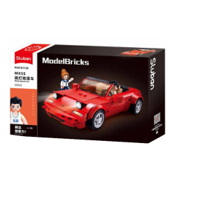 Set de construcție Sluban „Mașină sport MX5”, 264 piese