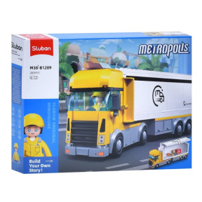 Set de construcție Sluban „Camion de livrare”, 269 piese