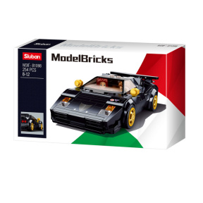 Set de construcție Sluban „Mașină sport Italia”, 254 piese