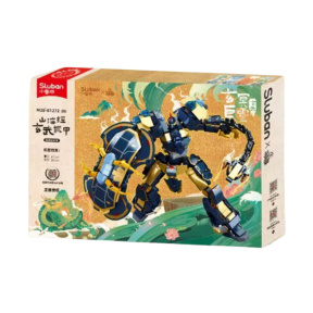 Set de construcție Sluban „Robot — Broasca țestoasă neagră”, 685 piese