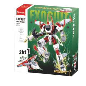 Set de construcție Sluban „Avion vânătoresc”, 234 piese