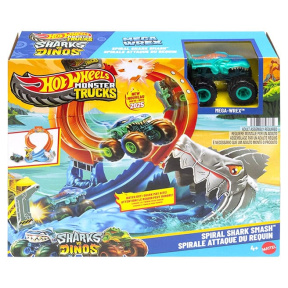 Set de joc Hot Wheels Lovitura rechinului