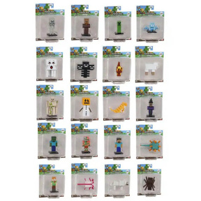 Figurină 3D Minecraft, 3 bucăți