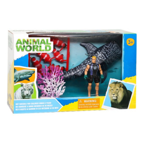 Set de joacă cu rechin balenă