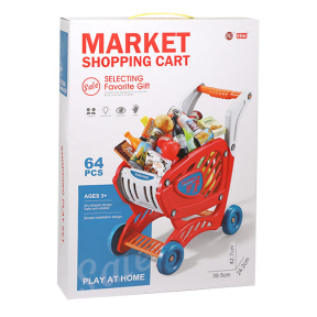 Set "Magazin" cu produse, roșu