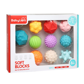 Набор текстурных мячиков, 10 шт.