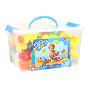 Конструктор в контейнере, 110 деталей