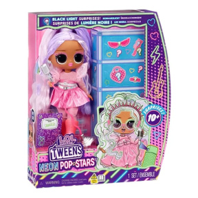 Игровой набор с куклой L.O.L. Surprise! серии Tweens Neon Pop" - Китти К