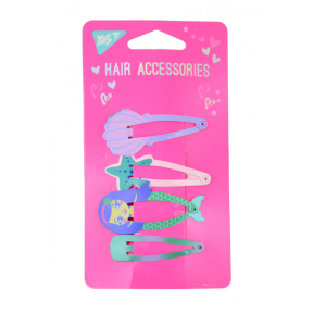 Набор заколок YES клик клак (4 шт.) Sea