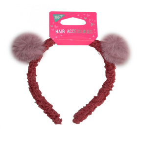 Обруч для волос YES Два пушка