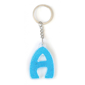 Брелок YES буква А голубая