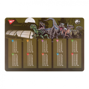 Suport pentru masă YES Jurassic World (tabla înmulțirii) 49 x 29 cm
