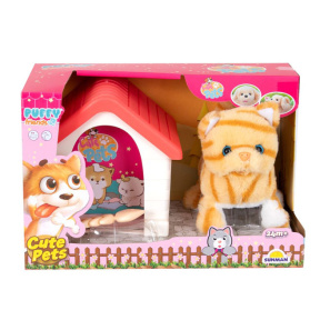 Интерактивная кошечка с оранжевым домиком