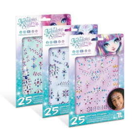 Set de autocolante cu strasuri pentru corp Nebulous Stars