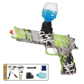 Pistol „Graffiti” cu bile, gri-verde