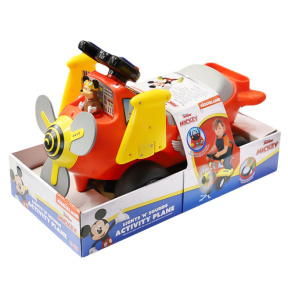 Толокар "Самолет Микки" со светом и звуком