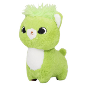 Мягкая игрушка "Лама", зеленая