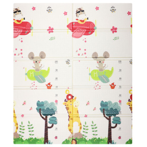 Складной коврик, 150 x 180 x 1.5, Мышка и ослёнок