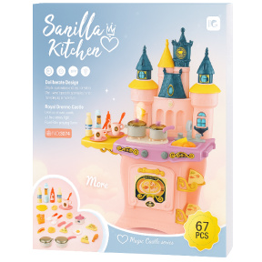 Set de bucatarie "Castel", roz