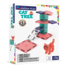 MAGNA-TILES магнитный конструктор Кошачье дерево, 13 деталей