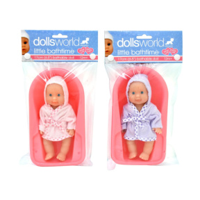 Кукла с ванной Dollsworld, 17 см