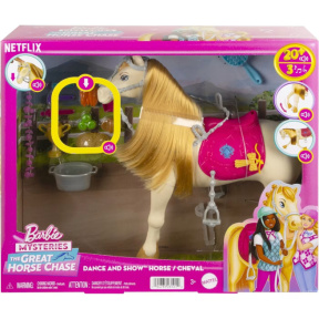 Calul Barbie interactiv cu efecte sonore, Mattel