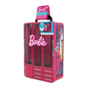 Портативный кейс Barbie Mattel Модный шкаф