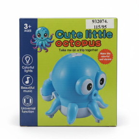 Бегающий музыкальный осьминог