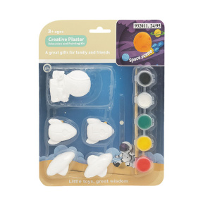 Set pentru creație. Figurine din ipsos, pensule, vopsele "Astronaut"