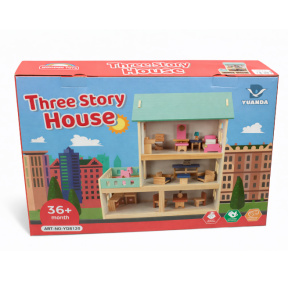 Căsuță pentru păpuși albastră